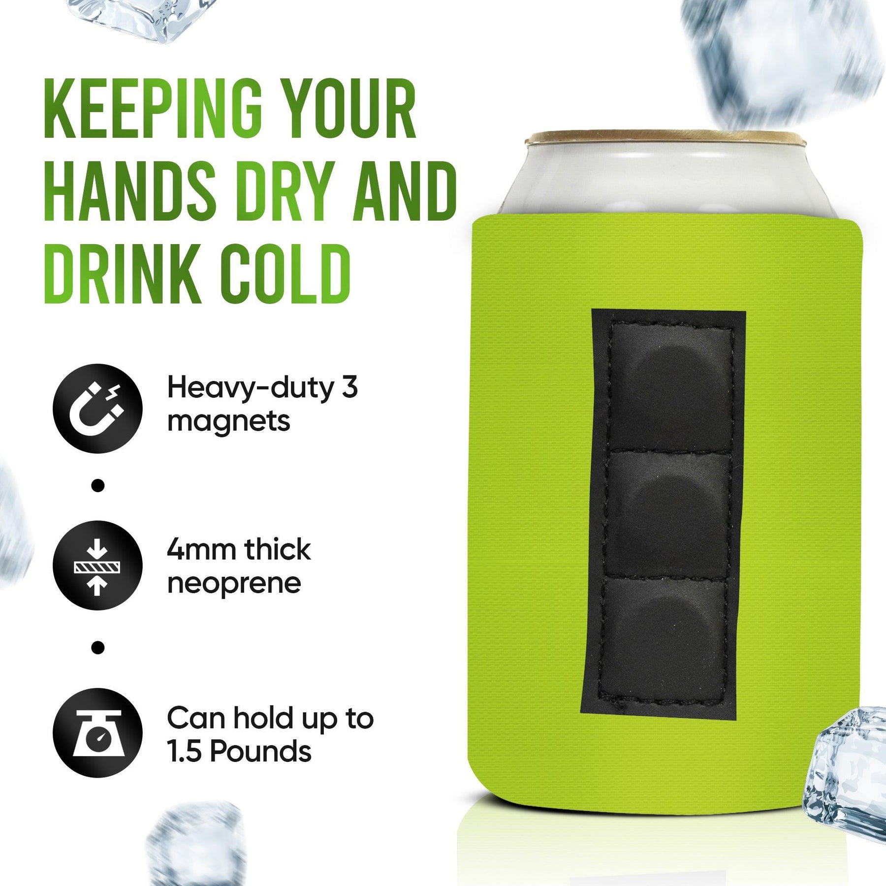 Comparison of Quality Perfection Magnetic Koozies© vs. Standard Magnetic Koozies©