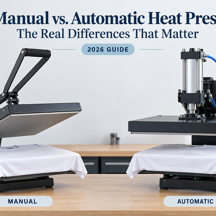 Manual vs. Automatic Heat Press: The Real Differences That Matter (2026 Guide)