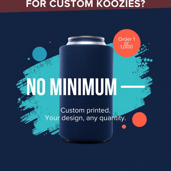 What's the Minimum Order for Custom Koozies? (MOQ Explained)