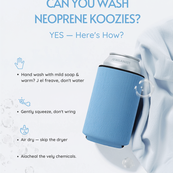Can You Wash Neoprene Koozies? How to Clean & Care for Them