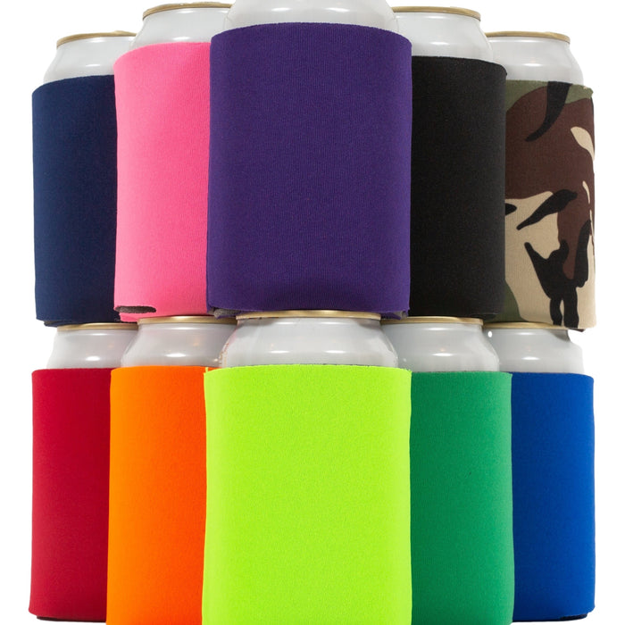 Foam koozies - blank 12 oz 4mm foam can coolers from QualityPerfection