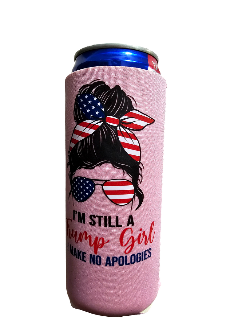 I am Still A Trump Girl Can Koozie - QualityPerfection