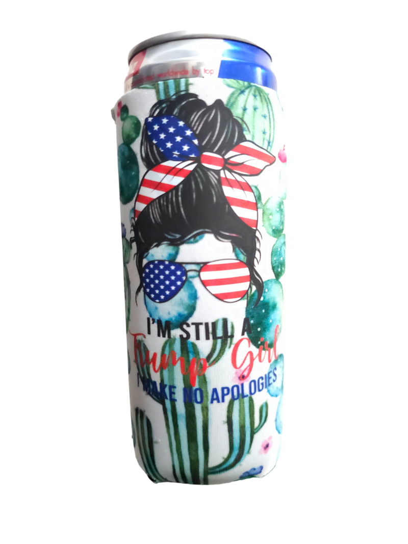 I am Still A Trump Girl Can Koozie - QualityPerfection