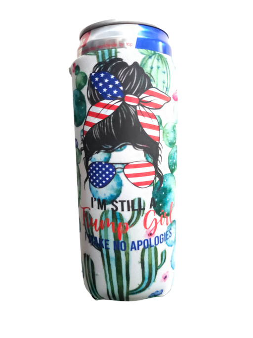I am Still A Trump Girl Can Koozie - QualityPerfection