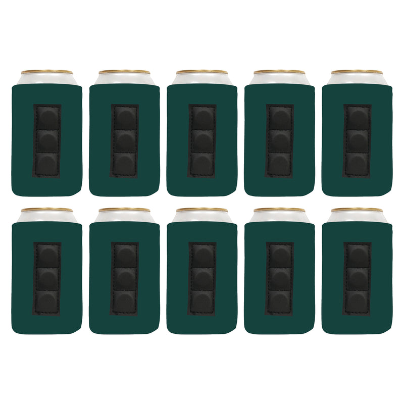 Magnetic Can Sleeve 12 oz Regular Blank Neoprene 4mm Thick - 100 Units Bulk - 3 magnets