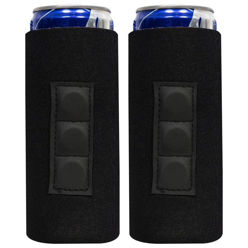 Magnetic Slim Can Cooler Sleeve 12 oz, Blank 4mm Skinny Neoprene - 2 Unit - 3 Magnets