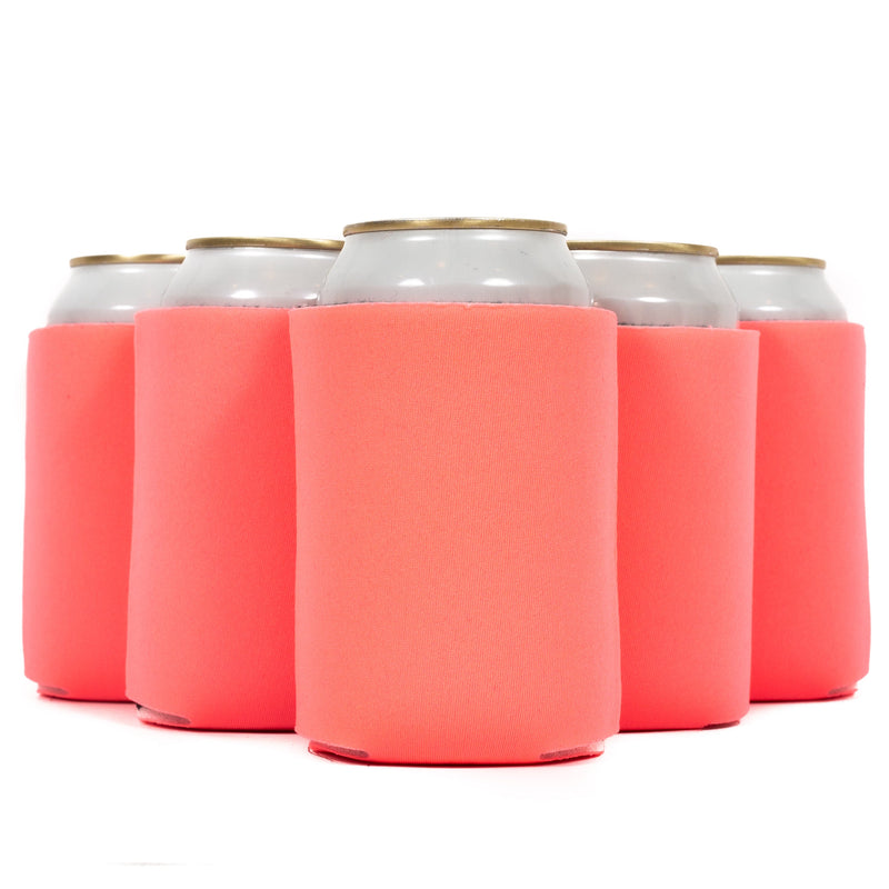 Can Cooler Sleeves Foam 12 oz 4mm Bulk Lowest Prices 1, 12 and 25 units - QualityPerfection