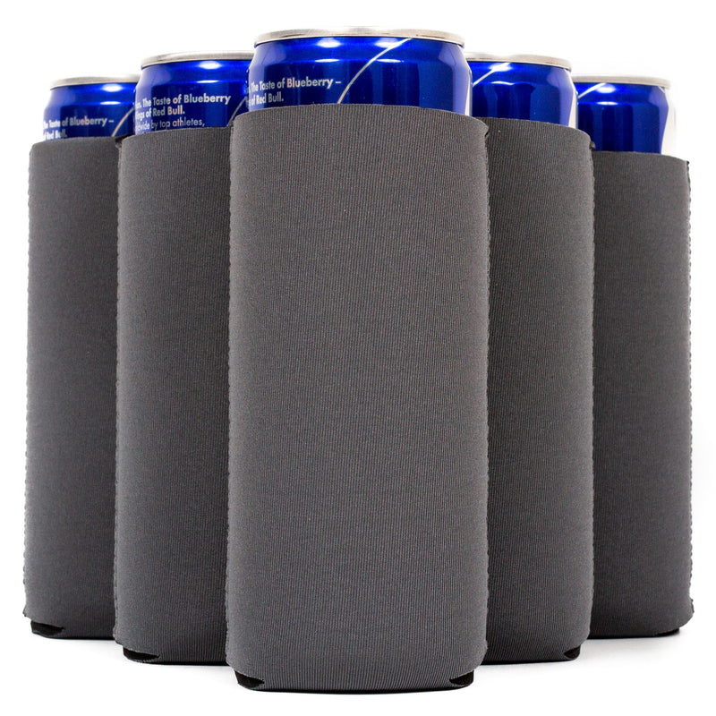Slim Can Cooler Sleeves, Premium 4mm Skinny Can Coolers Neoprene 24 Pack - QualityPerfection
