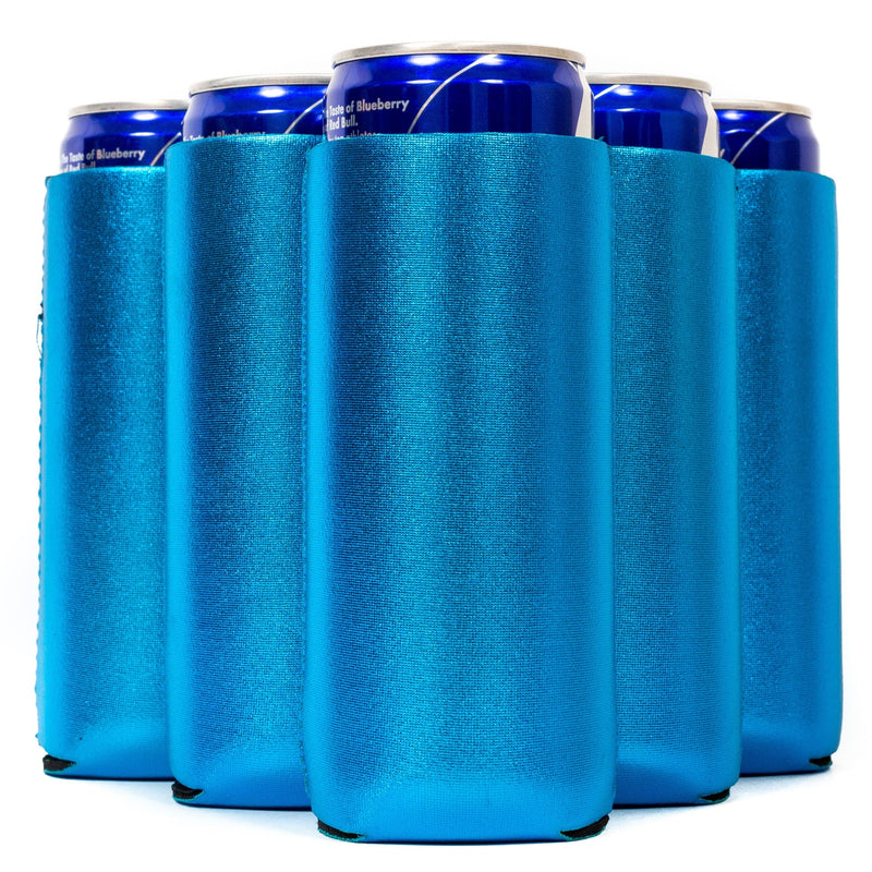 Slim Can Cooler Sleeves, Premium 4mm Skinny Can Coolers Neoprene 24 Pack - QualityPerfection