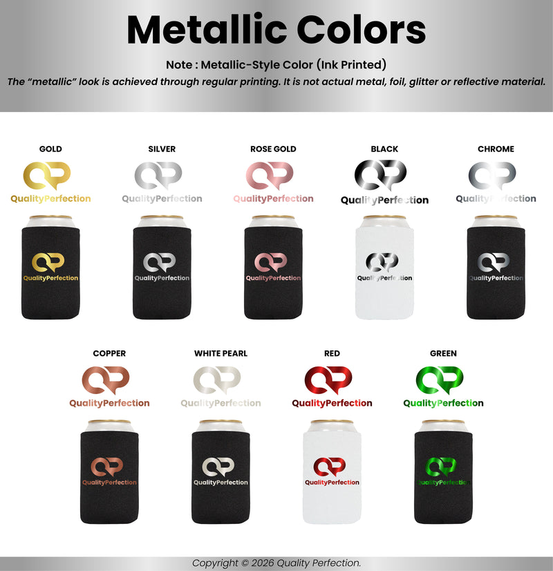 Personalized Standard 12oz Full Color 4mm Neoprene Can Cooler - 100 Units
