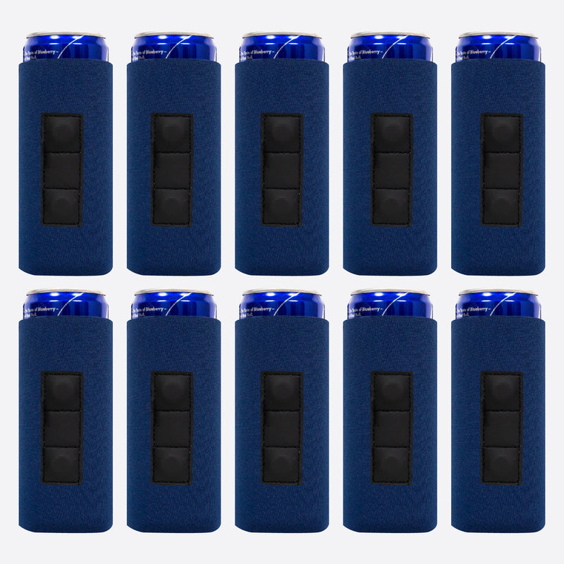 Magnetic Slim Can Cooler Sleeve 12 oz, Skinny Neoprene 10 Unit - QualityPerfection