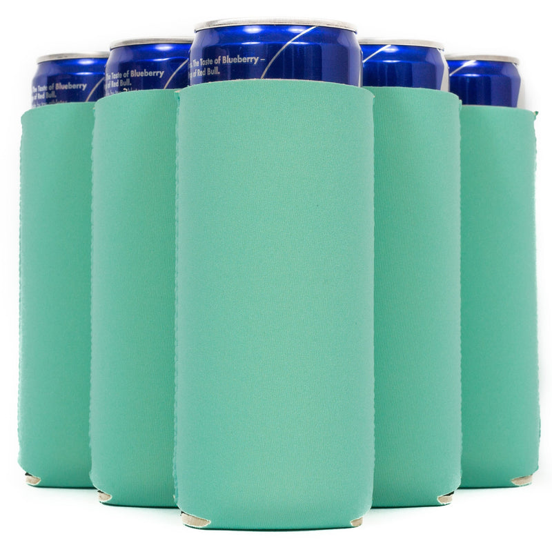 Slim Can Cooler Sleeves, Premium 4mm Skinny Can Coolers Neoprene 24 Pack - QualityPerfection