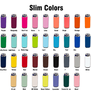 1 Slim Can Koozie Neoprene - QualityPerfection