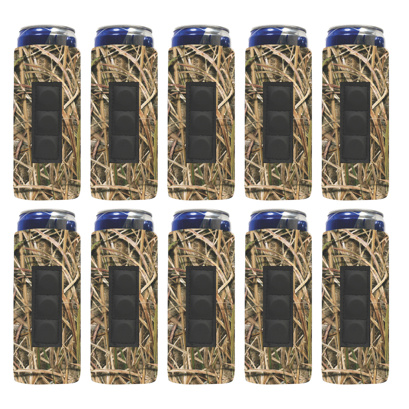 Magnetic Slim Can Cooler 12 oz, Blank 3 Magnets 4mm Neoprene - Bulk, 10 Unit