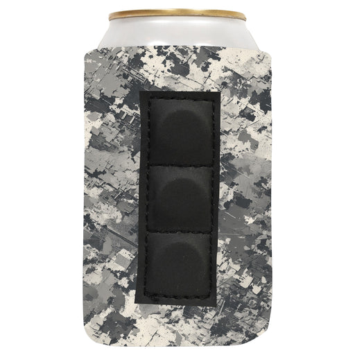 Urban zone gray camo magnetic neoprene can cooler sleeve with 3 magnets for 12 oz can tactical - QualityPerfection
