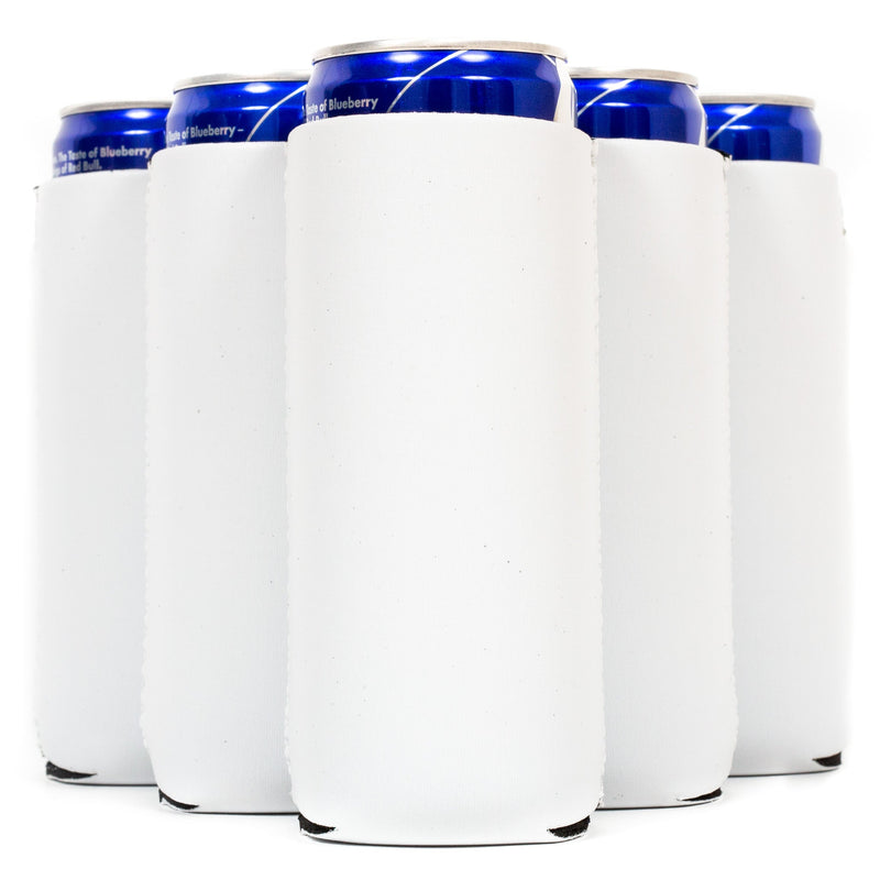 Slim Can Cooler Sleeves, Premium 4mm Skinny Can Coolers Neoprene 1, 6 and 12 Pack - QualityPerfection