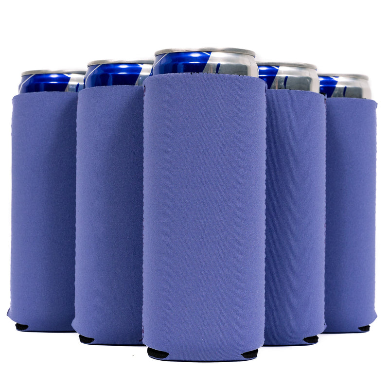 Slim Can Cooler Sleeves, Premium 4mm Skinny Can Coolers Neoprene 1, 6 and 12 Pack - QualityPerfection