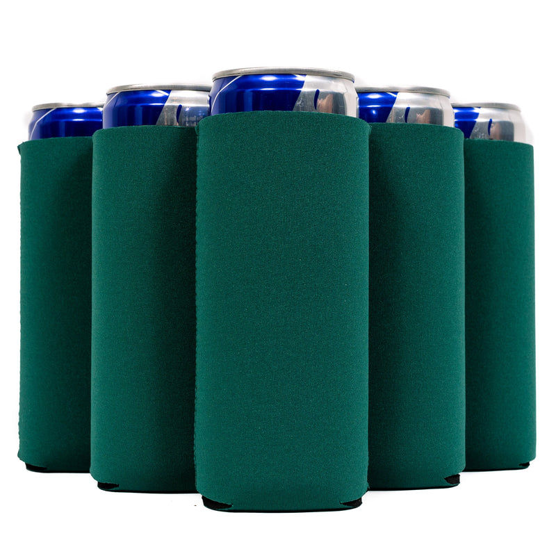 Slim Can Cooler Sleeves, Premium 4mm Skinny Can Coolers Neoprene 1, 6 and 12 Pack - QualityPerfection