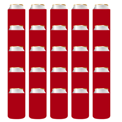 100 Can Coolers Sleeve, Wholesale Foam Insulated Regular 12 oz Can - QualityPerfection