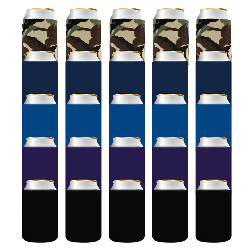 50 Can Cooler Sleeves, Wholesale Bulk Can Coolies Foam Beer Insulated Sleeves Regular 12 oz Can - QualityPerfection
