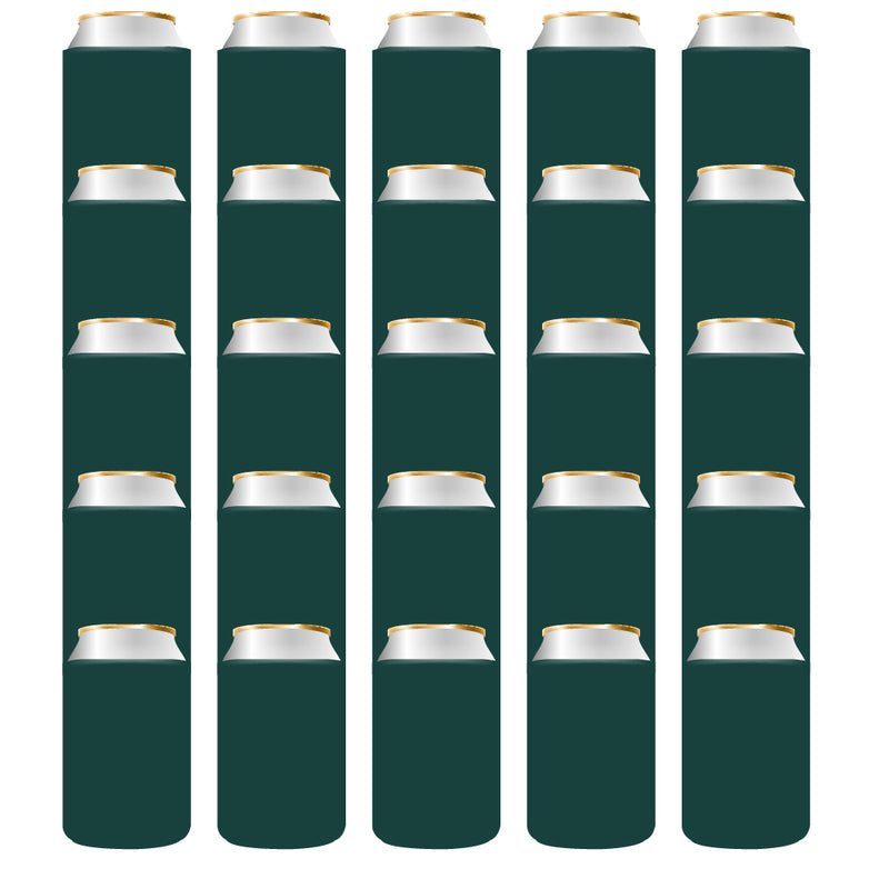 50 Can Cooler Sleeves, Wholesale Bulk Can Coolies Foam Beer Insulated Sleeves Regular 12 oz Can - QualityPerfection