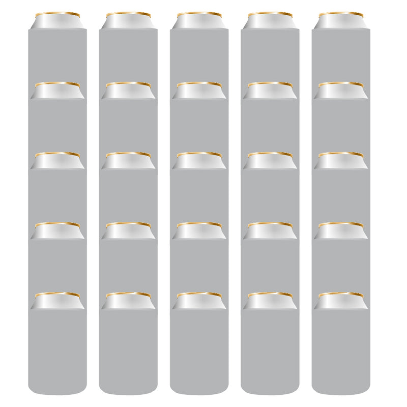 50 Can Cooler Sleeves, Wholesale Bulk Can Coolies Foam Beer Insulated Sleeves Regular 12 oz Can - QualityPerfection