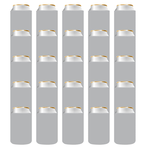 50 Can Cooler Sleeves, Wholesale Bulk Can Coolies Foam Beer Insulated Sleeves Regular 12 oz Can - QualityPerfection