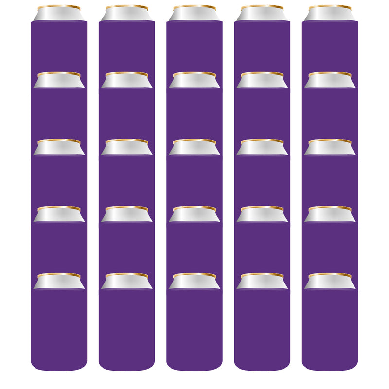 50 Can Cooler Sleeves, Wholesale Bulk Can Coolies Foam Beer Insulated Sleeves Regular 12 oz Can - QualityPerfection
