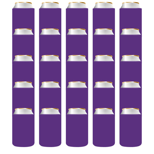 50 Can Cooler Sleeves, Wholesale Bulk Can Coolies Foam Beer Insulated Sleeves Regular 12 oz Can - QualityPerfection
