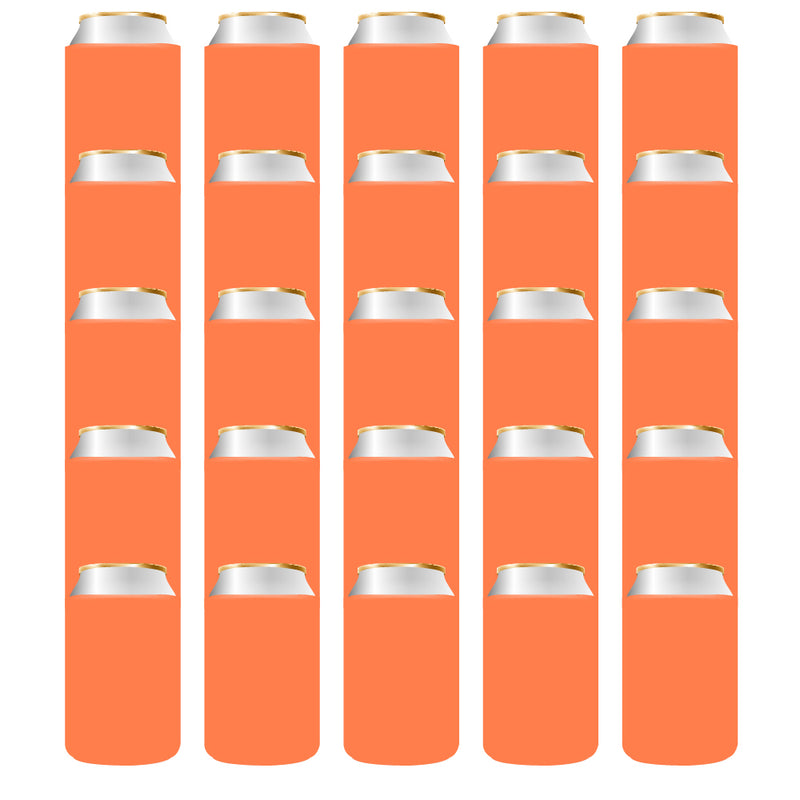 50 Can Cooler Sleeves, Wholesale Bulk Can Coolies Foam Beer Insulated Sleeves Regular 12 oz Can - QualityPerfection