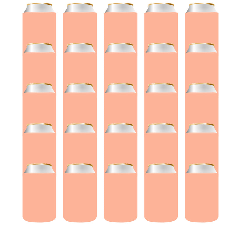 50 Can Cooler Sleeves, Wholesale Bulk Can Coolies Foam Beer Insulated Sleeves Regular 12 oz Can - QualityPerfection