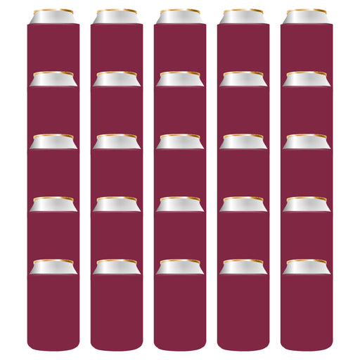 100 Can Coolers Sleeve, Wholesale Foam Insulated Regular 12 oz Can - QualityPerfection