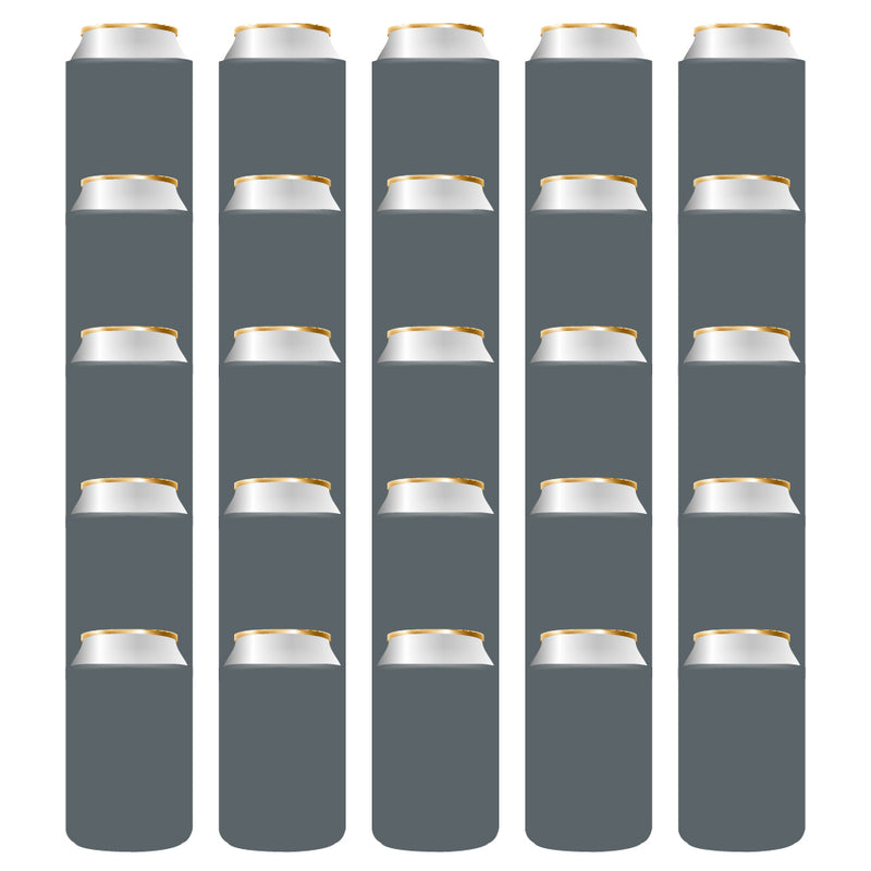 50 Can Cooler Sleeves, Wholesale Bulk Can Coolies Foam Beer Insulated Sleeves Regular 12 oz Can - QualityPerfection