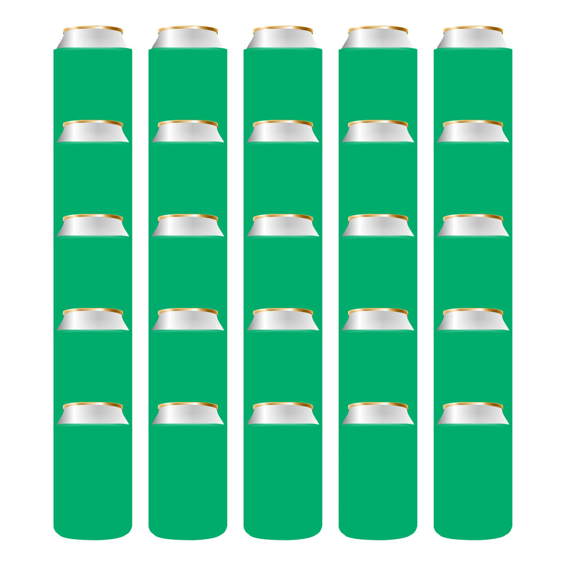 50 Can Cooler Sleeves, Wholesale Bulk Can Coolies Foam Beer Insulated Sleeves Regular 12 oz Can - QualityPerfection