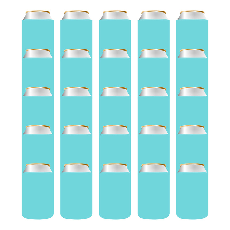 50 Can Cooler Sleeves, Wholesale Bulk Can Coolies Foam Beer Insulated Sleeves Regular 12 oz Can - QualityPerfection