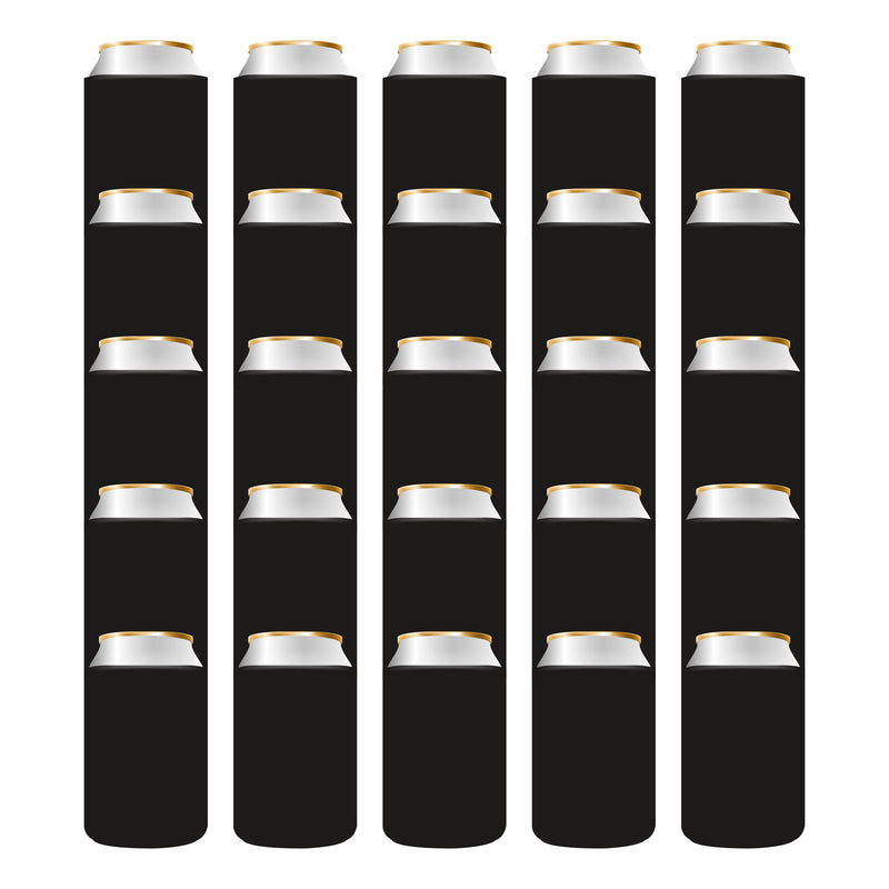 50 Can Cooler Sleeves, Wholesale Bulk Can Coolies Foam Beer Insulated Sleeves Regular 12 oz Can - QualityPerfection