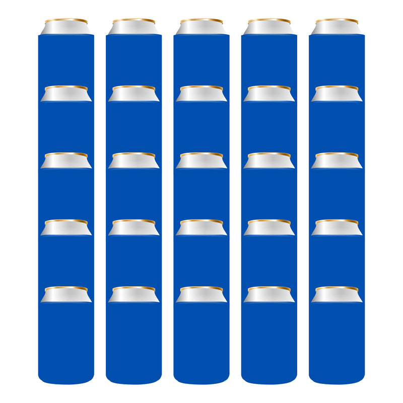 50 Can Cooler Sleeves, Wholesale Bulk Can Coolies Foam Beer Insulated Sleeves Regular 12 oz Can - QualityPerfection
