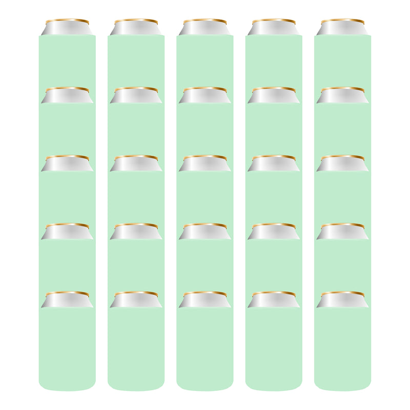 50 Can Cooler Sleeves, Wholesale Bulk Can Coolies Foam Beer Insulated Sleeves Regular 12 oz Can - QualityPerfection