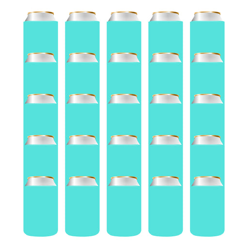 50 Can Cooler Sleeves, Wholesale Bulk Can Coolies Foam Beer Insulated Sleeves Regular 12 oz Can - QualityPerfection
