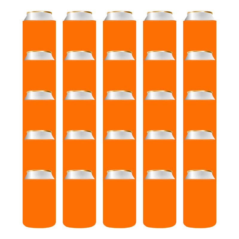 50 Can Cooler Sleeves, Wholesale Bulk Can Coolies Foam Beer Insulated Sleeves Regular 12 oz Can - QualityPerfection