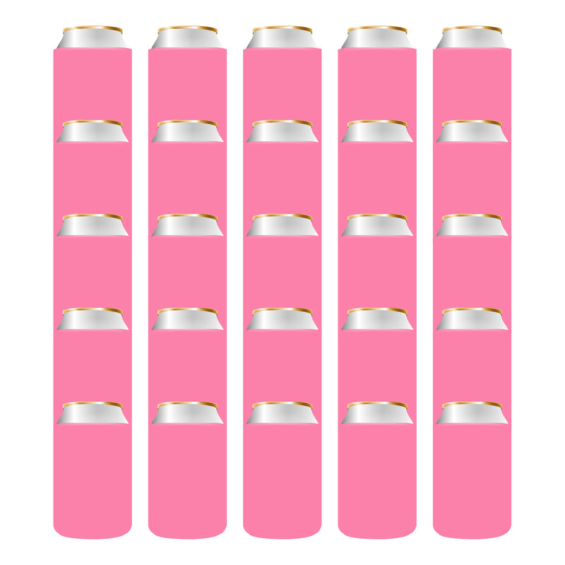 50 Can Cooler Sleeves, Wholesale Bulk Can Coolies Foam Beer Insulated Sleeves Regular 12 oz Can - QualityPerfection