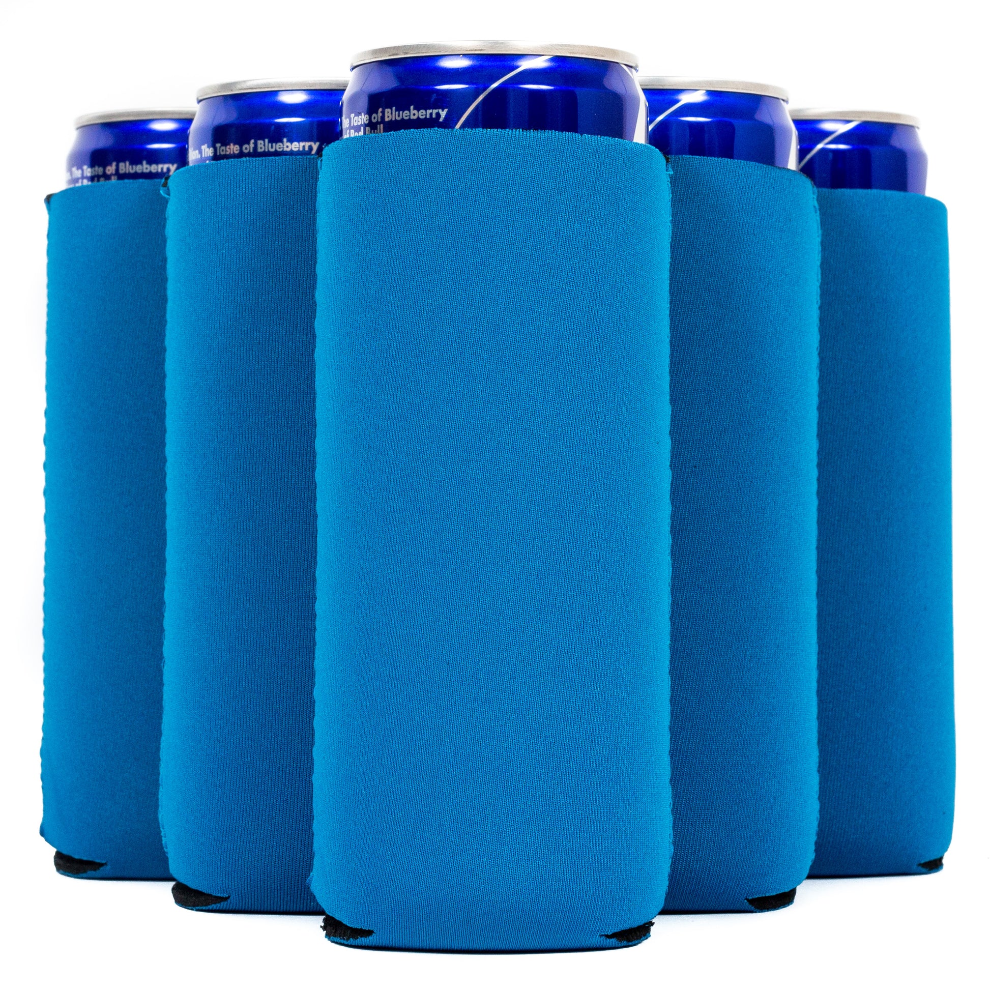 Slim Can Cooler Sleeves, Premium 4mm Skinny Can Coolers Neoprene 1, 6 and 12 Pack - QualityPerfection