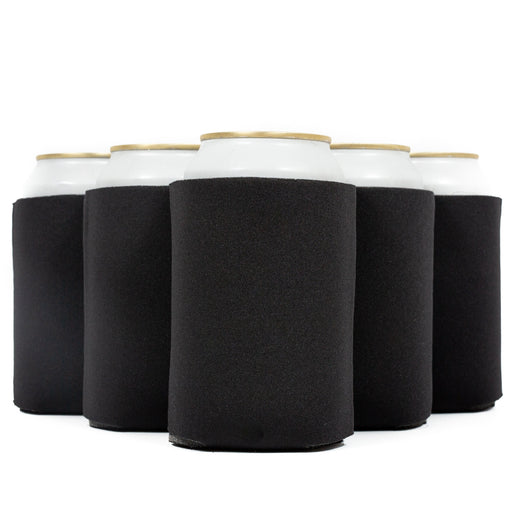 Neoprene Can Cooler Sleeve - Premium 4mm Bulk Regular size, 12 Pack - QualityPerfection