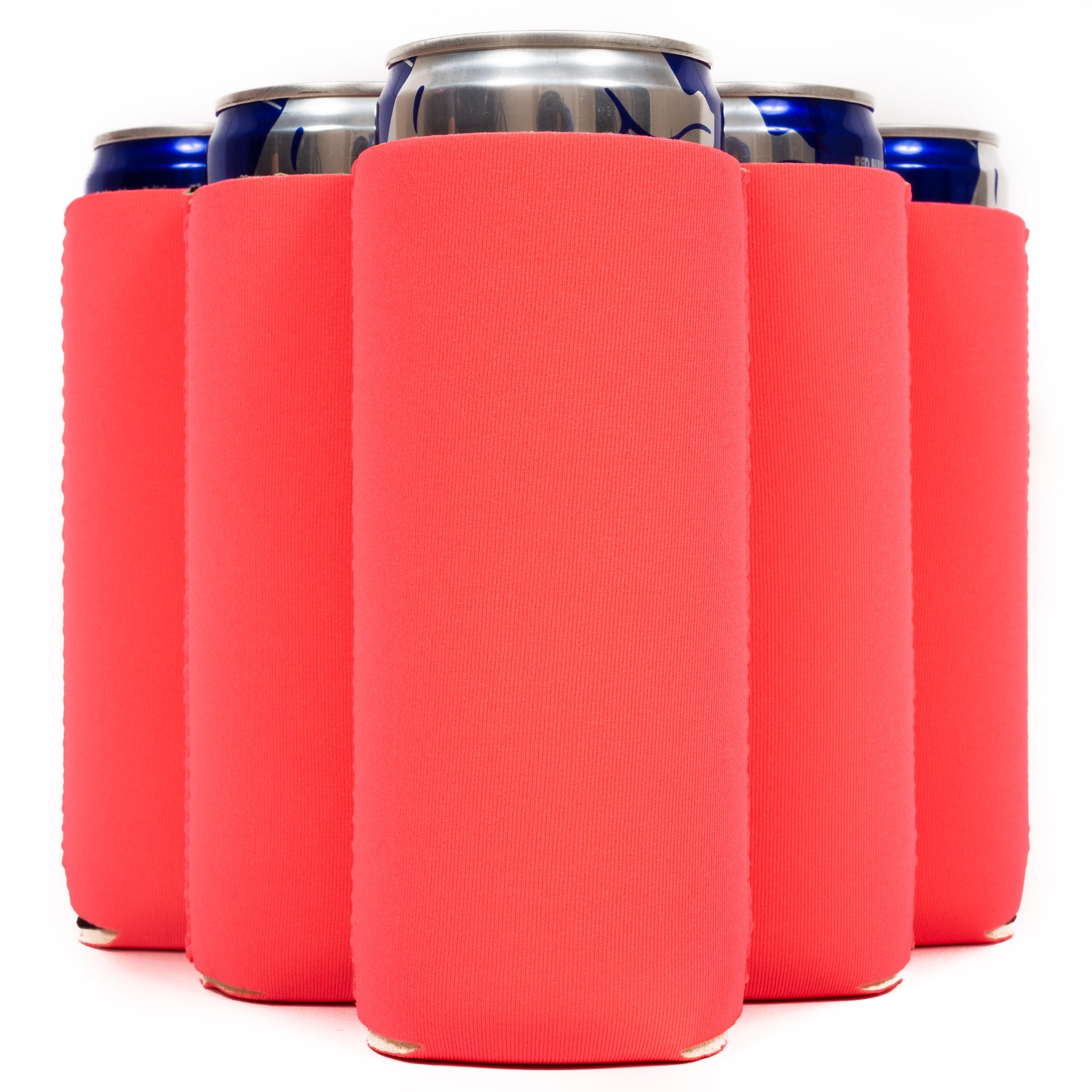 Slim Can Cooler Sleeves, Premium 4mm Skinny Can Coolers Neoprene 1, 6 and 12 Pack - QualityPerfection