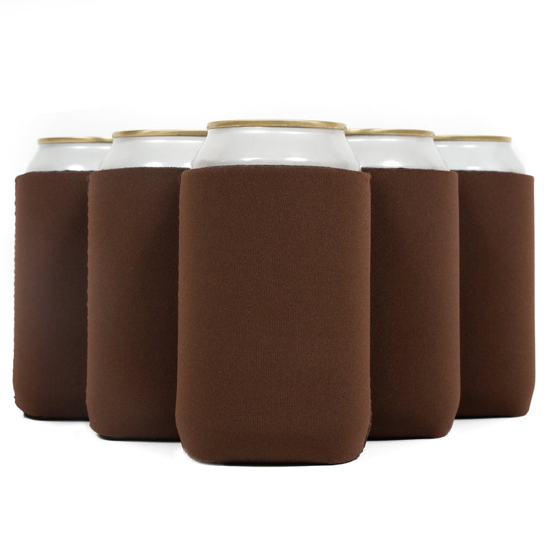 Neoprene Can Cooler Sleeve - Premium 4mm Bulk Regular size, 12 Pack - QualityPerfection