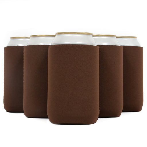 Neoprene Can Cooler Sleeve - Premium 4mm Bulk Regular size, 12 Pack - QualityPerfection