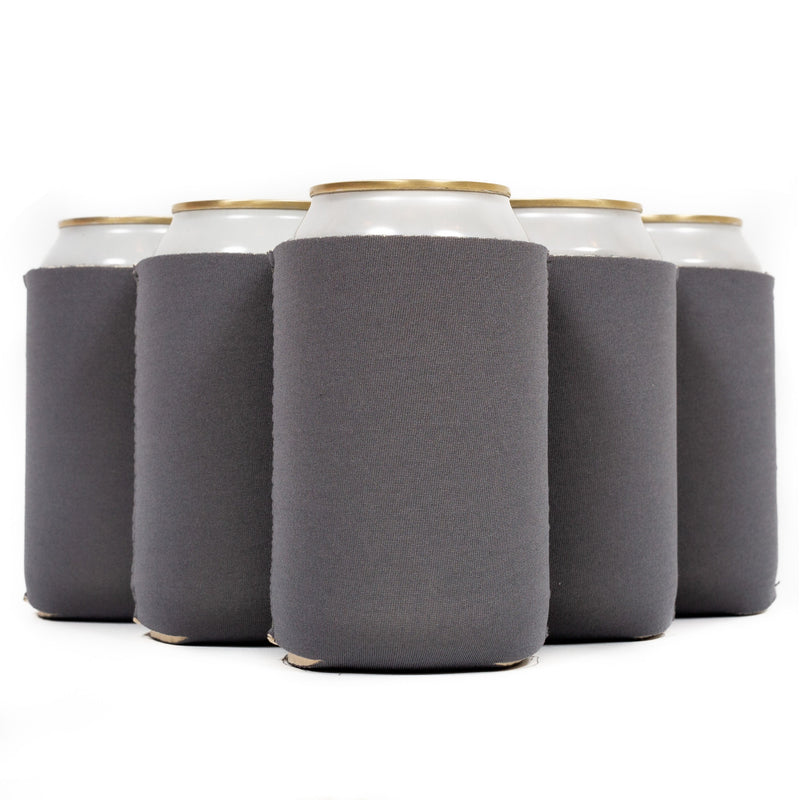 Neoprene Can Cooler Sleeve - Premium 4mm Bulk Regular size, 12 Pack - QualityPerfection