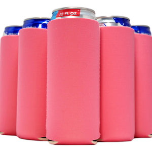 Slim Can Cooler Sleeves, Premium 4mm Skinny Can Coolers Neoprene 1, 6 and 12 Pack - QualityPerfection