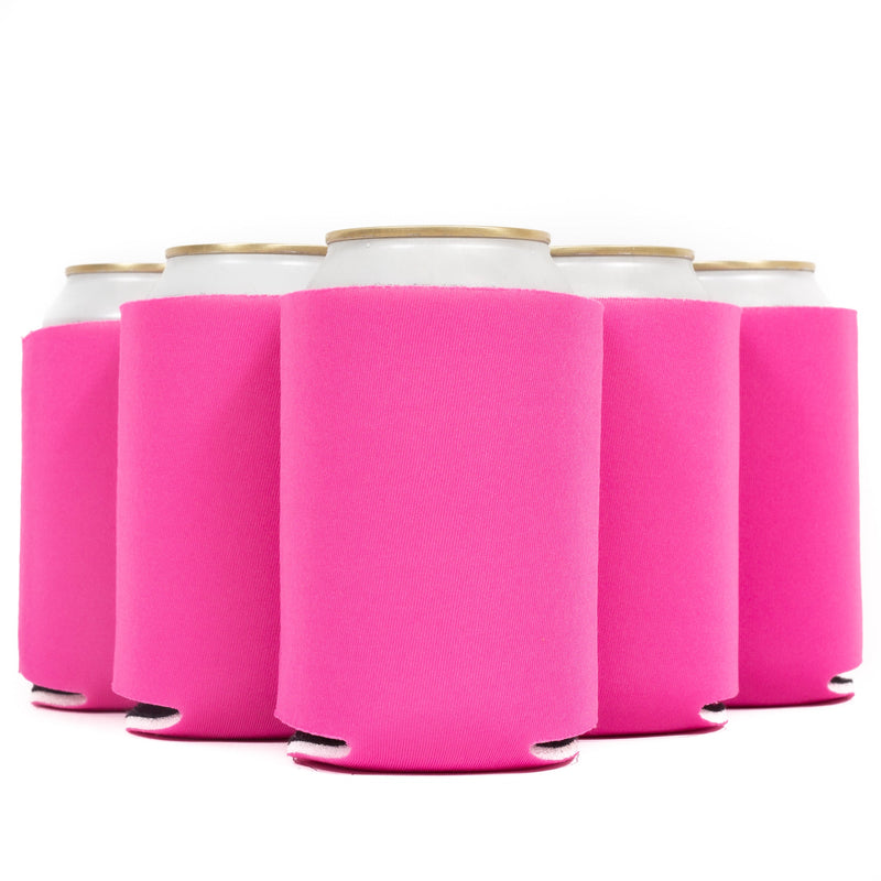 Neoprene Can Cooler Sleeve - Premium 4mm Bulk Regular size, 12 Pack - QualityPerfection