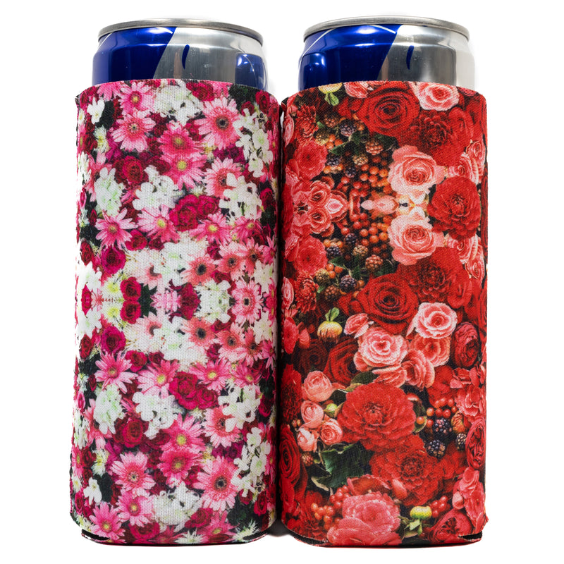 Slim Can Cooler Sleeves (2 Pack) Thermocoolers for 12 oz Tall Skinny Beverage with Gift Package - QualityPerfection